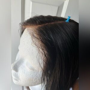 20” Human Hair Blend Highlight Wear and Go Glueless Wig 6X6